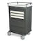 Harloff Value Line Med-Bin Medication Cart with Key Lock, 6 Drawers and 12 Medication Bins. VLT12BIN5 - alternate 2